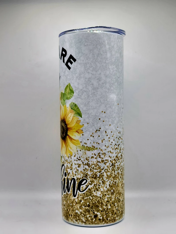 Sunflower Bee Hippie Personalized Stainless Steel Skinny Tumbler Bulk,  Double Wall Vacuum Slim Water Tumbler Cup With Lid, Reusable Metal Travel  Coffee Mug – Love Mine Gifts