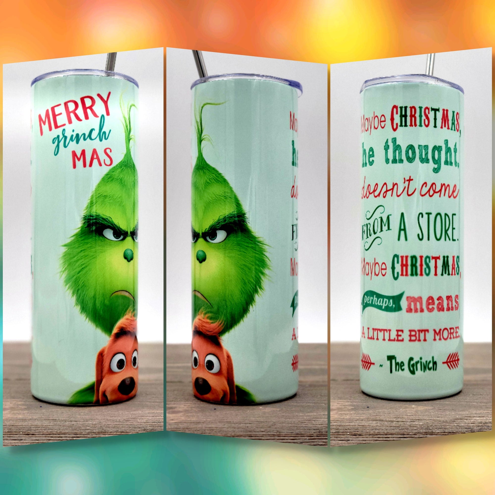 Merry Grinchmas Doesn't Come From a Store Tumbler | Christmas Tumbler | Gifts under 25 | Christmas Gift | Gifts For Her | 20oz Tumbler