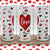 Valentines Day Gift for Her, Valentine's Day Gift for Girlfriend, Hearts Tumbler, Valentines Day Gift for Wife, Valentines Cup, Faux Glitter